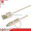 Good quality high speed charging MFI USB cable various colors
