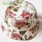 wholesale/ high quality 100%contton customize floral printed fisherman cap/ bucket cap for women