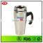 16oz insulated double wall stainless steel cups with handle