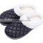 2015 new casual indoor warm plush winter men fur lined clogs