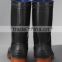 Pvc rain boots for farm, safety rain boots