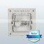 Wenzhou supplier pure white wall electric TV socket + telephone socket outlet