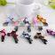 Kids best hair ornament decoration acetate butterfly hair duck clip beaded embellished hair accessories