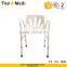 Aluminum handicap bath shower chair with seat for bathroom&toilet home care wheelchair