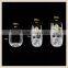 clear drinking glass tumbler with round bottom