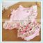 pink Toddler Outfit Girls Clothes Ruffled Bloomers Damask Swing Top Toddler Girl's Clothes Set Includes Top and bottoms