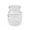 2014 110ml Clear glass pudding bottle with plastic cap