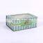 Colorful printed paper gift box with clear pvc window