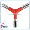 High quality M8, M9,M10,triad hexagon hand wrench tools triad out hexagon spanner