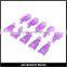 Professional 10pcs Durable Reusable Plastic Nail Art Polish Soak Off Remover Wrap Cleaner Clip Cap Tool