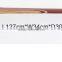 Rubber net long handle wooden fishing landing net
