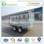 9x5 galvanized tipper folding cage box trailer with tandem axle