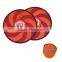 Promotion cheap custom round mini foldable nylon frisbee fan