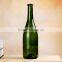 Hot selling 700ml Clear Amber Green Dark-Green Colored Glass Wine Bottles Empty Glass Bottles With Cork For Beverage