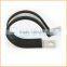 China manufacture best quality rubber coated hose clamps stainless steel