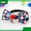 Cute Grid Bowknot Dog Puppy Cat Bow Tie Necktie Dog Collars With Bell Tie Collar ,Cat Collar With Free Sample