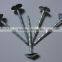 2.5 inch Umbrella Head roofing nail twisted Shank Roofing Nail factory price