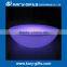 PE Ploythene Colorful Round Coffee Table Led Coffee Table LED Furniture