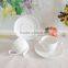 Haonai Good quality color glazed sublimation coffee tea cup mug set