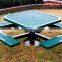 Arlau outdoor table set with umbrella