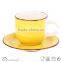 Cup Saucer silk screen high quality modern design top sale with strips relaxation style
