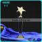 Clear star smiling face crystal plaque award star crystal glass award trophies