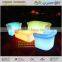 hottest popular decorative outdoor molded plastic china manufacturer led furniture