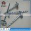 polished galvanized zinc plated Umbrella head ROOFING NAIL