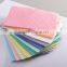 low price disposable colorful 3ply dental bib /patient bib for teeth whitening