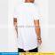 2017 Casual Hip hop t-shirts clothing streetwear for men with woman Solid Color Short Sleeve t-shirt for men long