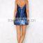 latest design sexy mini dresses hot sale shiny sequins party dress