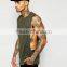 OEM loose Green deep cut gym tank top