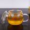 Glass cup kungfu tea cup three part glass cup filter glass cup coffee cup milk cup juice cup for hotel and resturant
