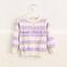 3 colors avaliable baby girls striped sweater pullover for spring and fall new