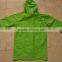 Kids PVC Green Frog Cartoon Raincoat for Kindergarten