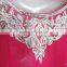 PINK EMBROIDERED Georgette CAFTAN Kaftan Tunic Poncho Zip Cover up