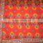 deep Rust orange PHULKARI GEORGETTE DUPATTA SHAWL, sequin Hand embroidery