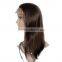 Color 4# Straight Wave 100% Percent Brazilian Human Hair Wigs
