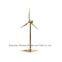 Diecast Zinc Alloy and ABS Plastic Blades Solar Wind Generator Model