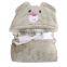 cute animal embroidered infant bathrobes