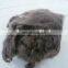 animal fiber supplier, dehaired yak wool natural brown 19.0mic 26mm