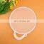Nylon Foldable Frisbee Fan With Handle Portable Hand Fan