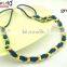 3 Colors Choosable Metal Chain Velvet Women Headband