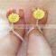 Lovely Girls Flower Sandals Pearl Flower Foot Band Toe Rings Barefoot Sandals Anklets Kids Accessorie 1Pair