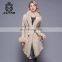 Hot sale Women Double Face Leather Jacket Sheep Fur Coats Woman