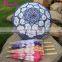 Wholesale 30'' Vogue Battenburg Lace Parasol Wedding Umbrella for Wedding Decoration in Navy Blue Color