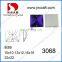 DZ-3068 square shape crystal ab sew on rhinestones for clothing