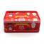 wholesale christmas gift tin box square tin can metal tin case