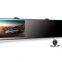 4.3 inch high definition car dvr night vision 140 degree wide angle rearview mirror dual lens dual recording traffic recorde..