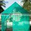 agriculture greenhouse sun shade net in green color